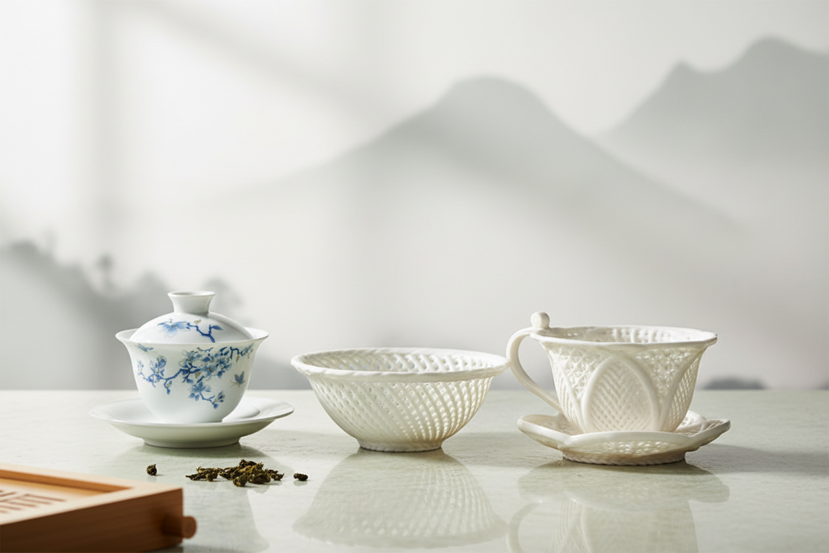 手工陶瓷茶具主推图