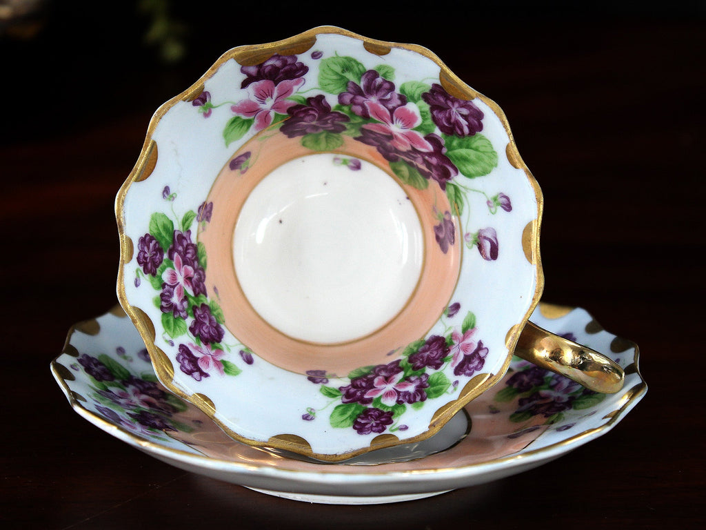Lefton Tea Cup, Teacup and Saucer, Made in Japan 18598