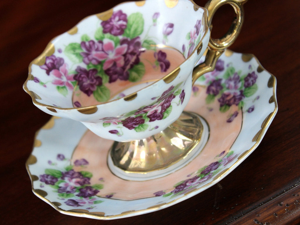 Lefton Tea Cup, Teacup and Saucer, Made in Japan 18598