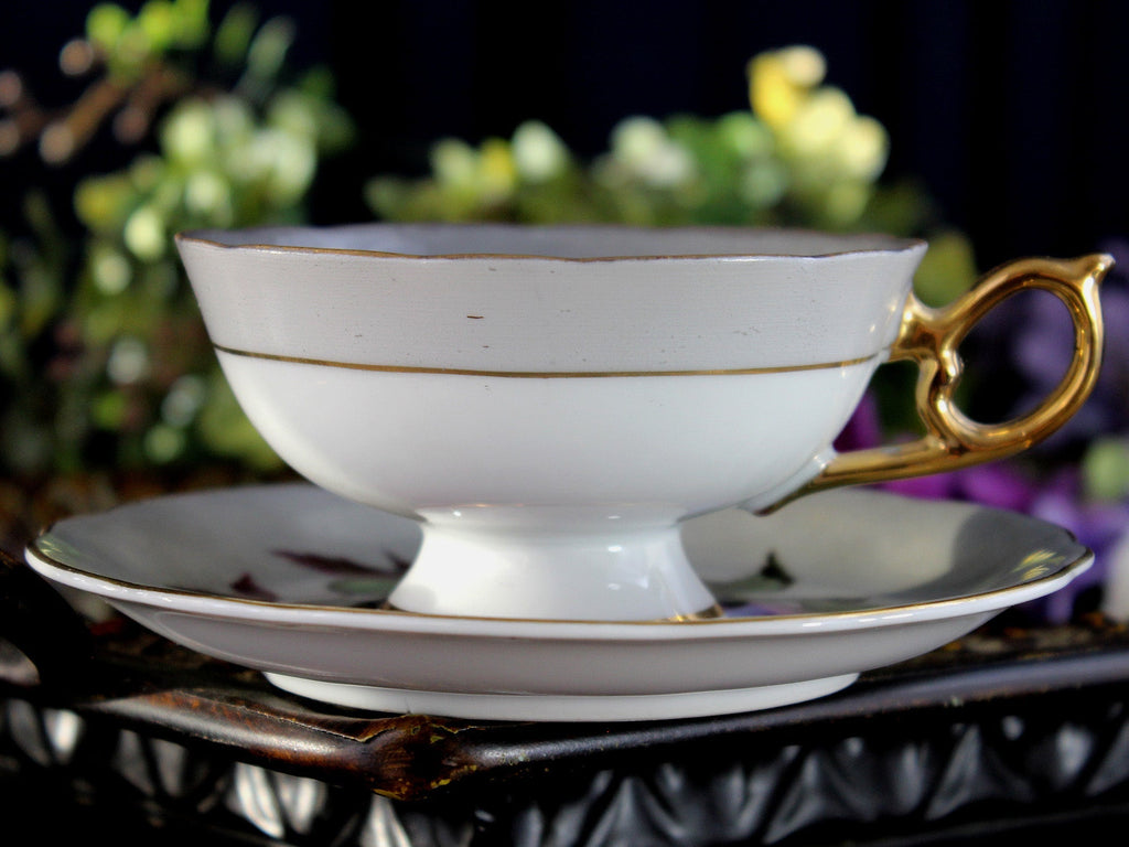 Royal Sealy, Japanese Tea Cup, Fruit, Wide Mouth, Teacup & Saucer 18477