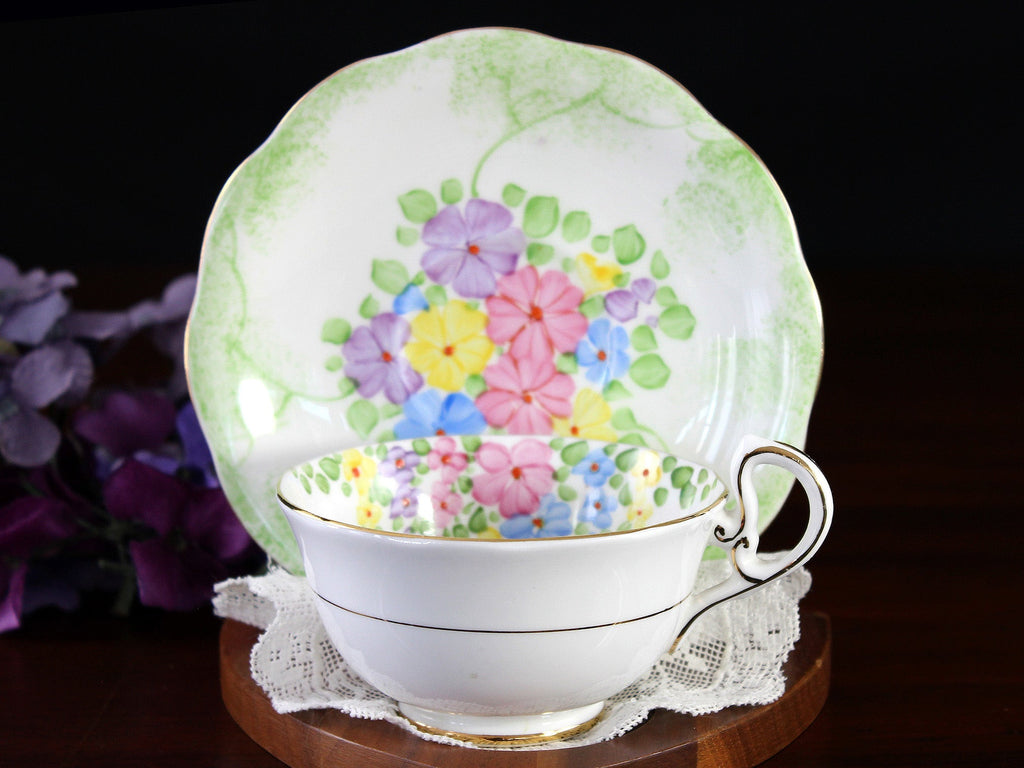 Royal Standard Teacup | Hand Painted Cup & Saucer 18681