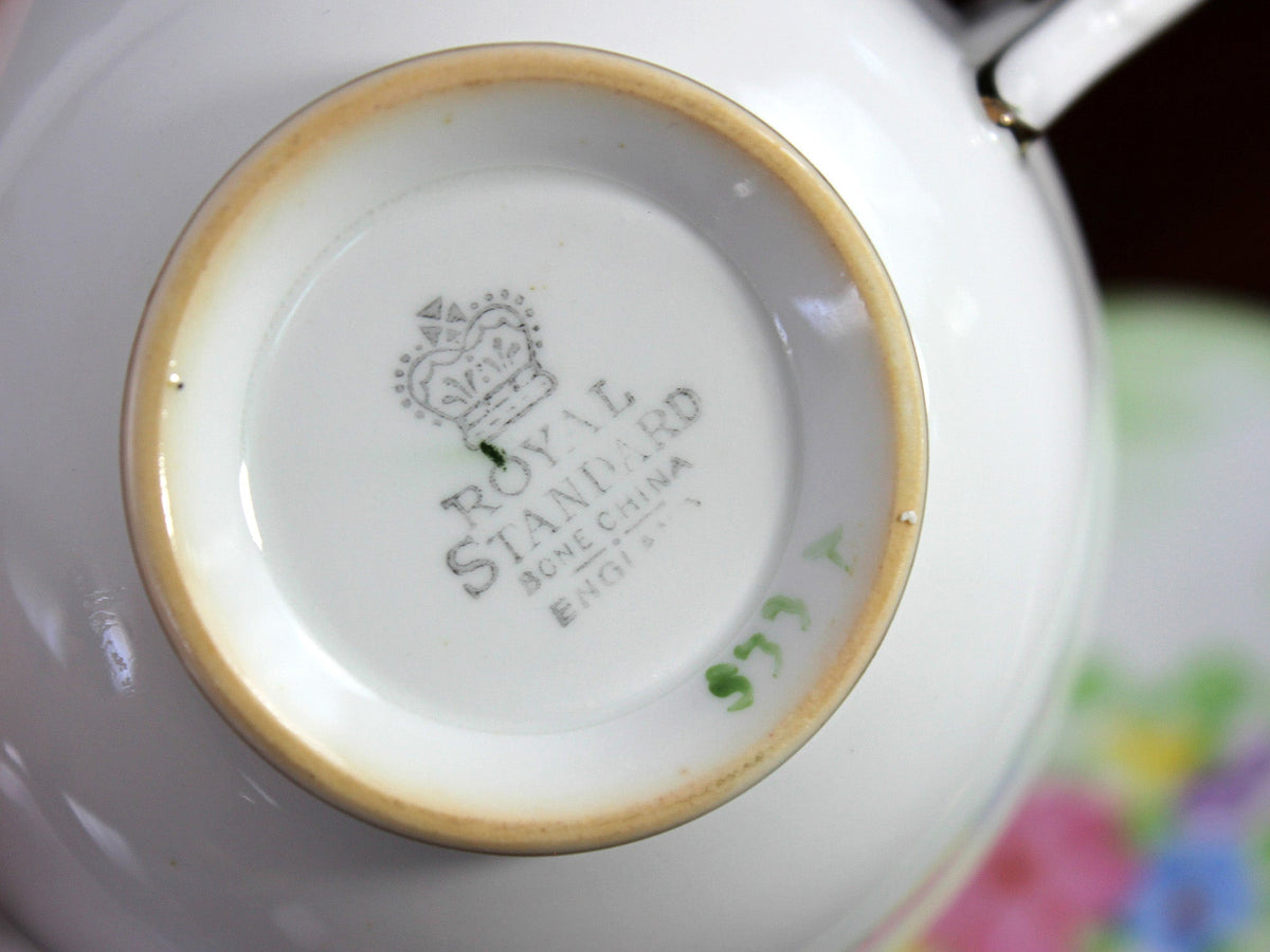 Royal Standard Teacup | Hand Painted Cup & Saucer 18681